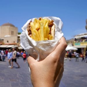 Greek food in Athens