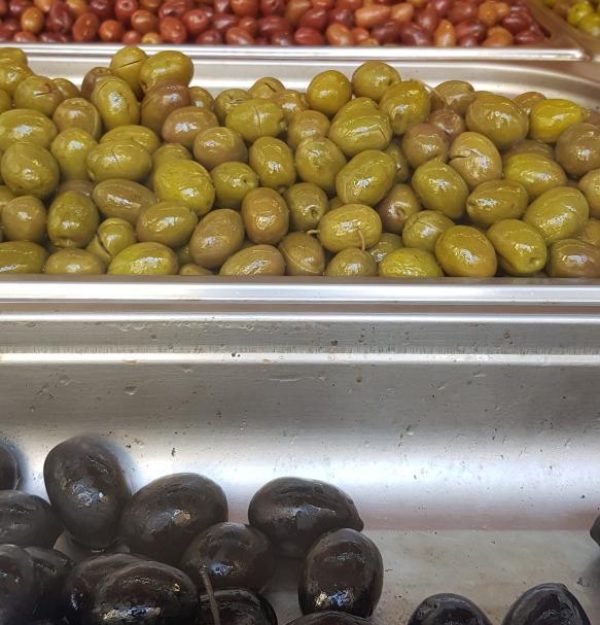 Athens food tour. Authentic walking tour of Athens. Olive tasting.