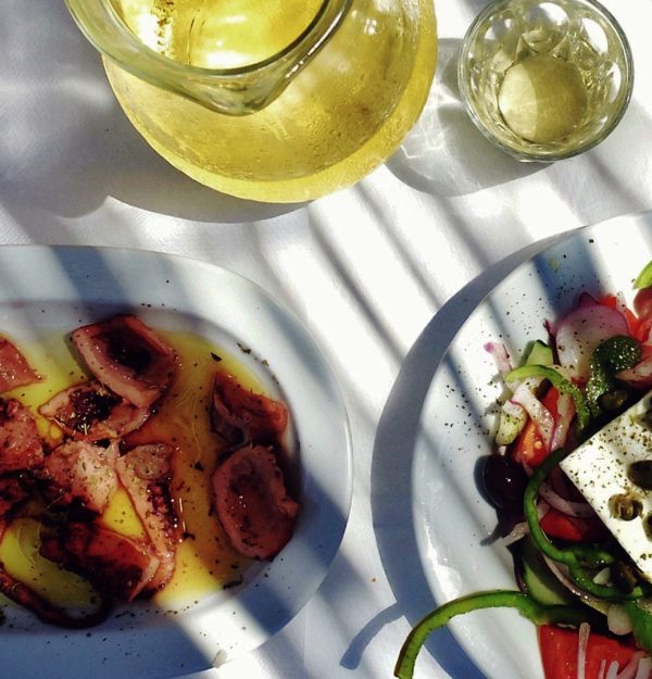 discovering greek food in athens