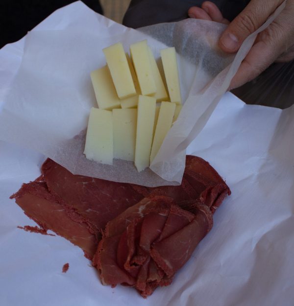 Athens food tour - Pastourmas
