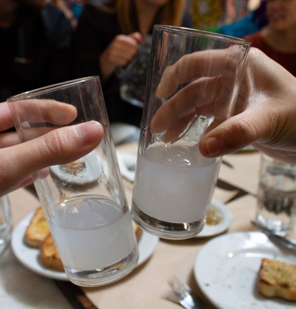 Athens food tour - ouzo