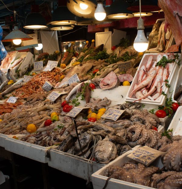 Athens food tour - fish market
